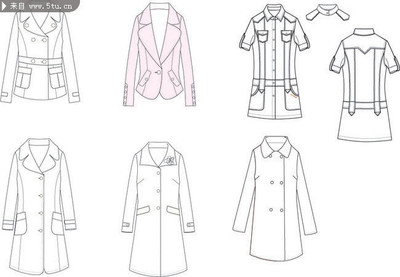 服裝設(shè)計(jì)圖模板 原創(chuàng)服裝款式圖