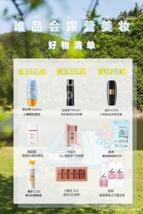 露營(yíng) 成美妝潮流新密碼,多款唯品會(huì)戶外美妝護(hù)膚產(chǎn)品銷(xiāo)量翻倍